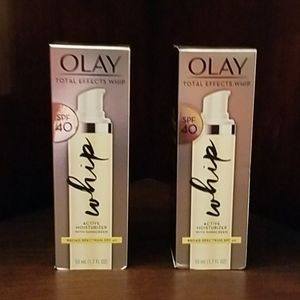 Olay Total Effects Whip SPF40 Moisturizer- 2 boxes
